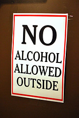 no alcohol sign